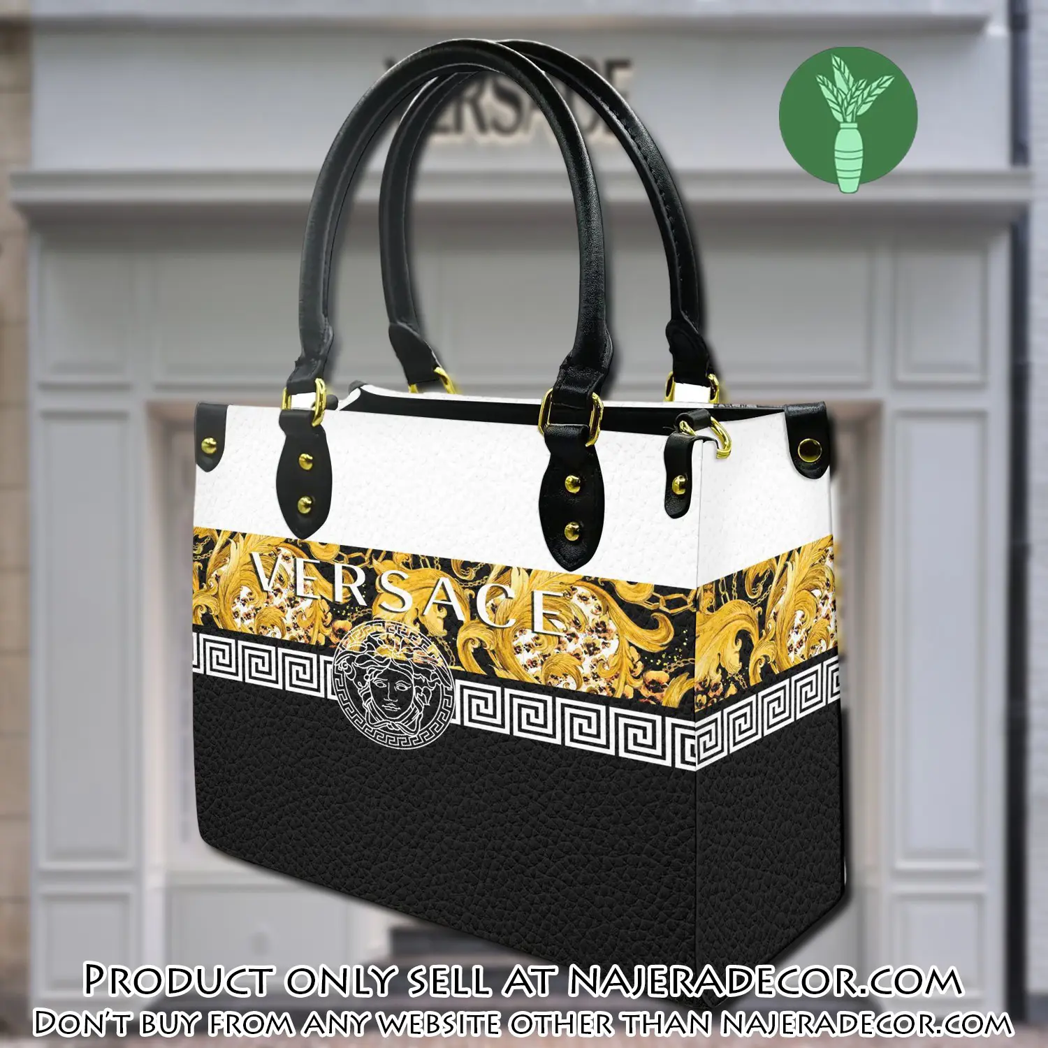 Versace women luxury leather handbag 3d lhb1069 njr3408700